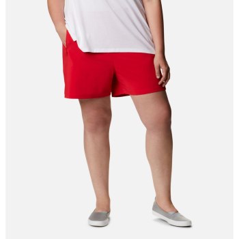 Columbia PFG Tidal II Plus Size, Pantalones Cortos Rojos Para Mujer | 289507-TAQ